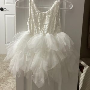 12 months toddler flower girl white lace dress